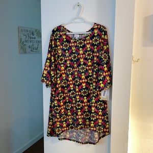 NWT LulaRoe Irma Tunic 3XL Geometric Pattern